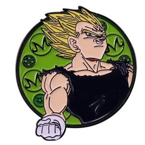 Dragon Ball Majin Vegeta Enamel Pin, Dragon Ball Enamel Pin